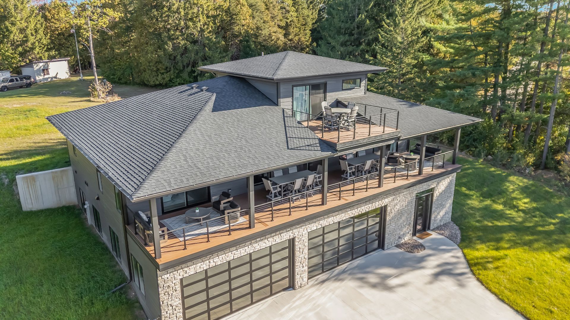 A home in Sheboygan, WI, that received residential roofing services