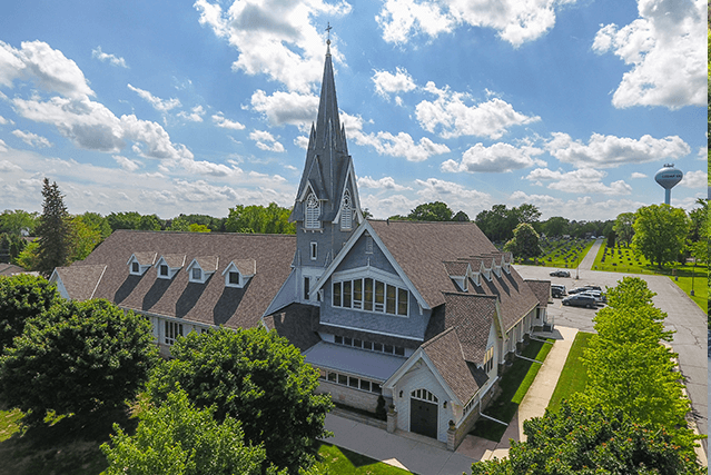 Church Roof — Oostburg, WI — Custom Craft Roofing & Construction LLC