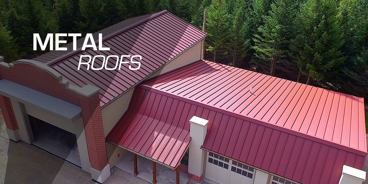 Metal Roof Of A Residential House — Oostburg, WI — Custom Craft Roofing & Construction LLC