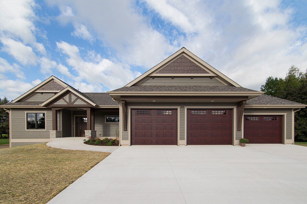 A home in Sheboygan, WI, that received residential roofing services