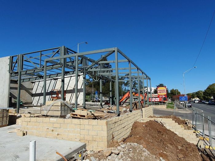 On-Going Construction Of A Restaurant — Builders in Bathurst, NSW