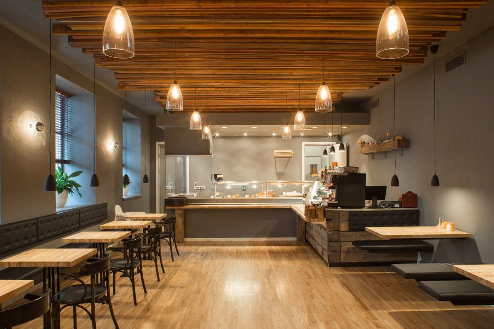 Wood Design Interior Of Restaurant — Restaurant Builders in Bathurst, NSW