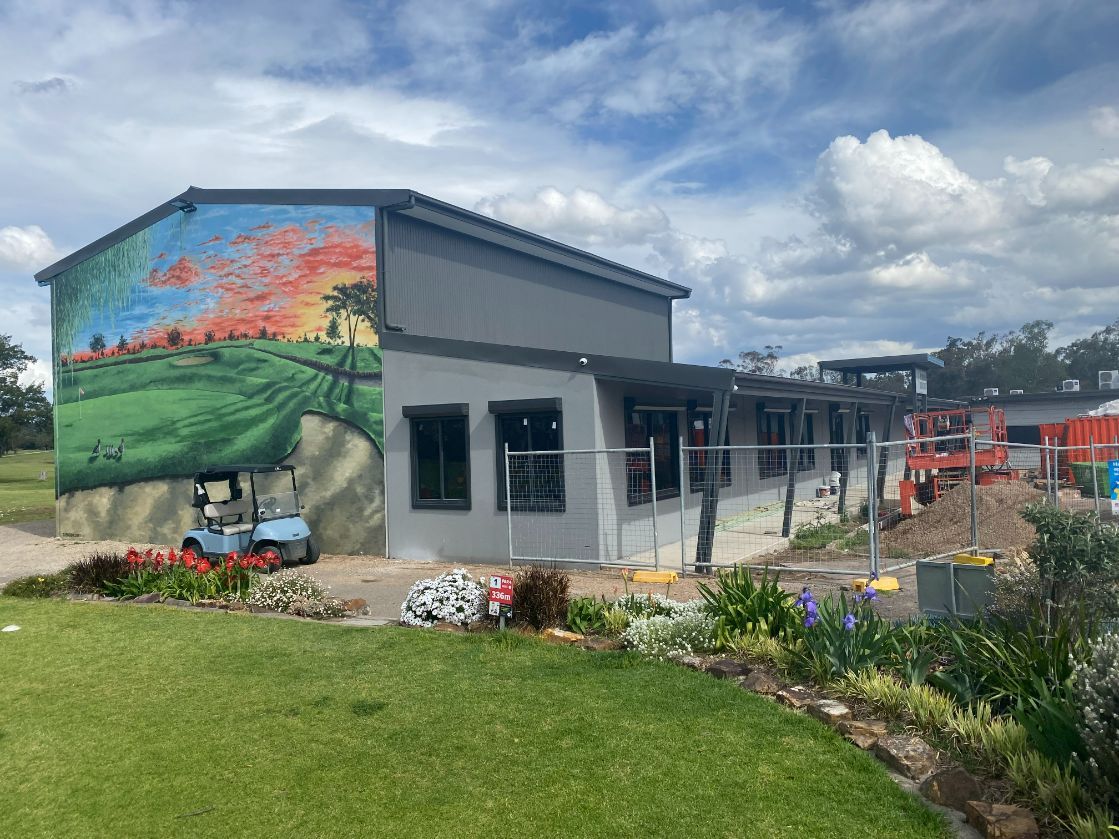 Muswellbrook Golf Club Exterior — Builders in Bathurst, NSW