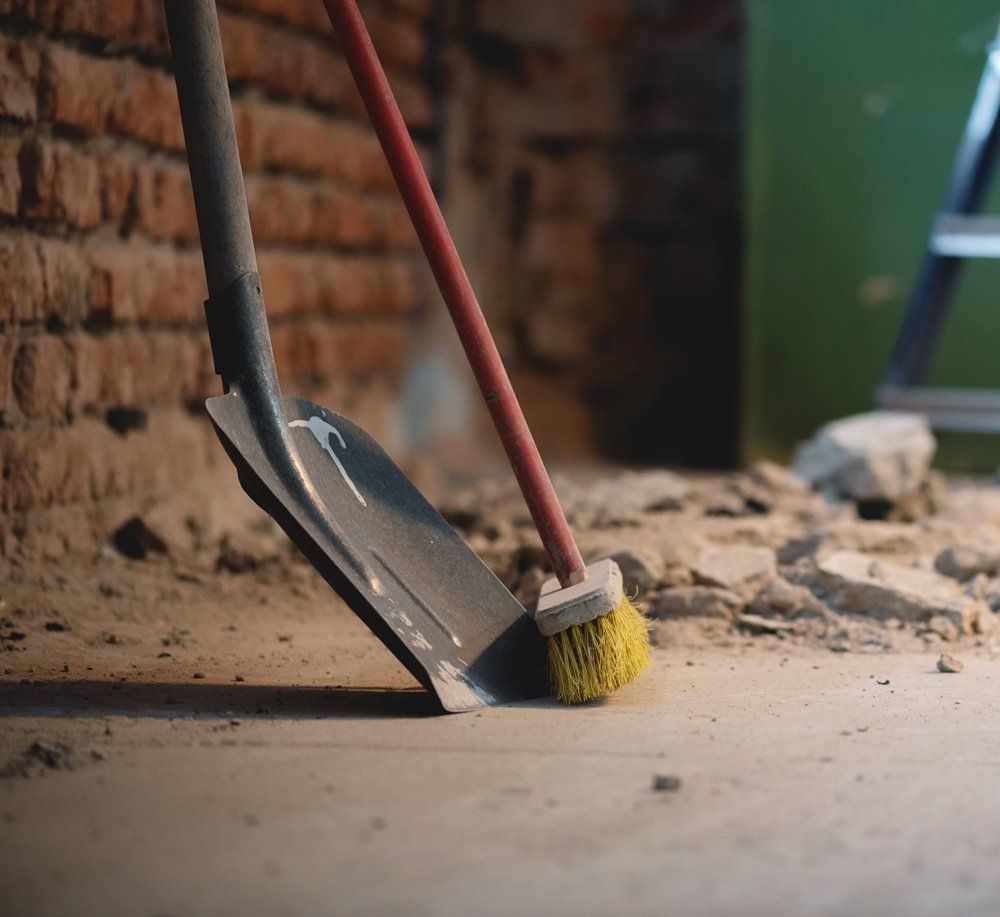 Shovel and Broom — Adelaide, SA — Super Carlo's Cleaning Services