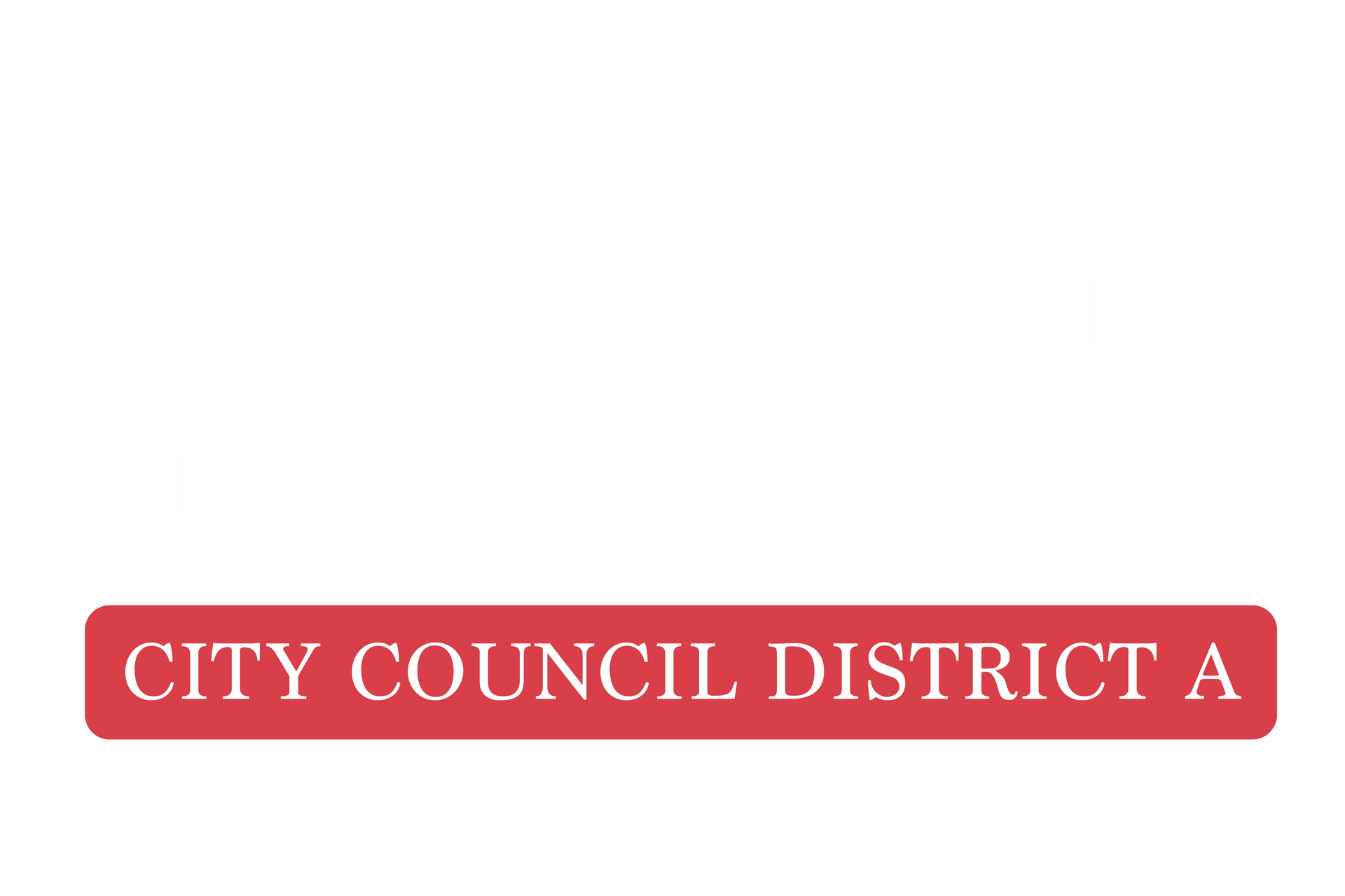 The city council district a logo has a fleur de lis on it