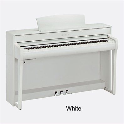 White Yamaha CLP745 Clavinova — Omaha, NE — Keyboard Kastle