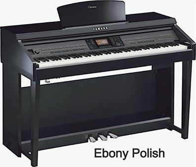 Ebony Polish Yamaha CVP701 Clavinova — Omaha, NE — Keyboard Kastle