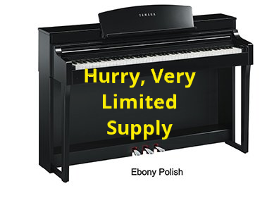 Ebony Polish Yamaha CSP150B — Omaha, NE — Keyboard Kastle