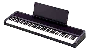 Black KORG B2SP Digital Piano with Stand — Omaha, NE — Keyboard Kastle