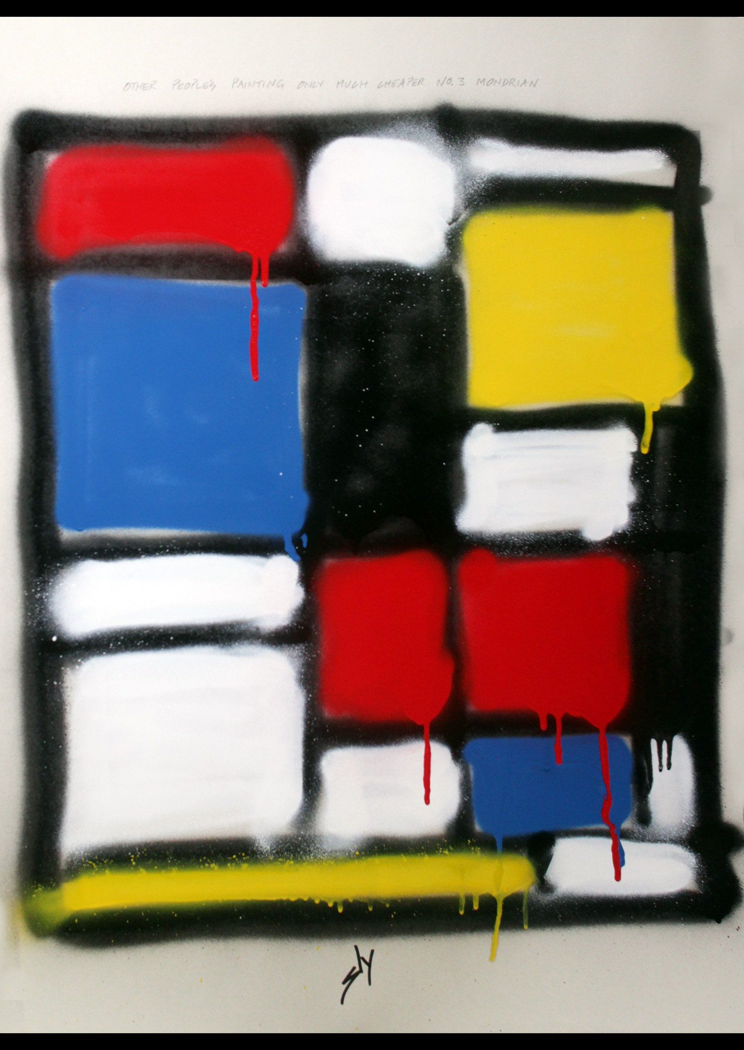Urban pop art by Sly: other 3 Mondrian