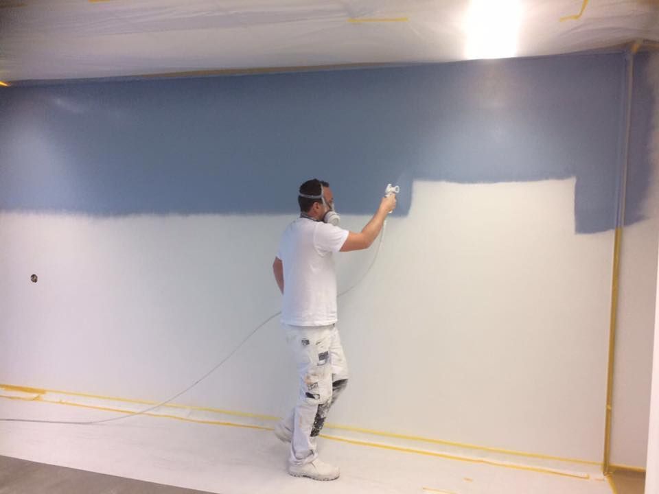 Latex spuiten nieuwbouw