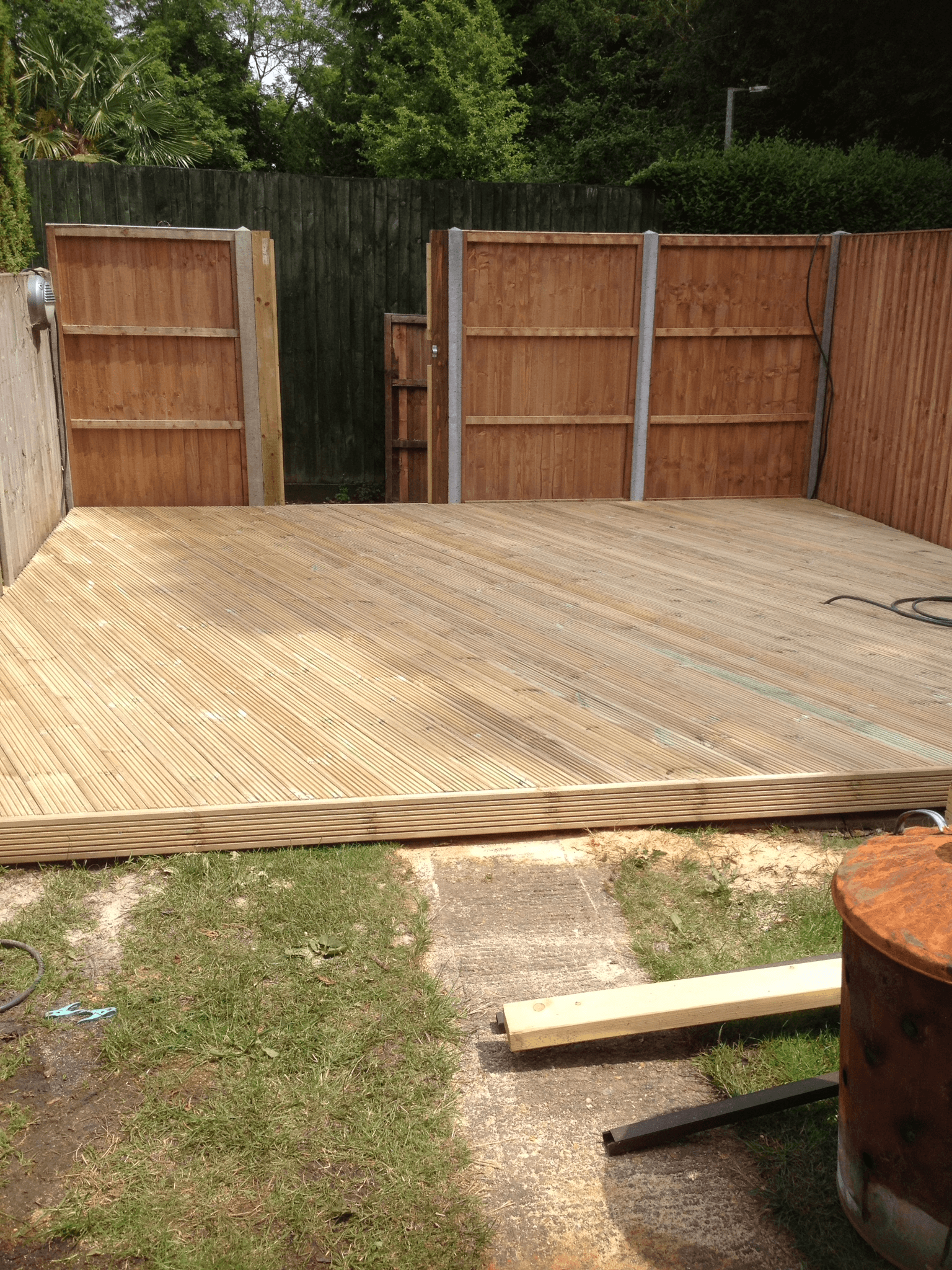 traditional garden fence