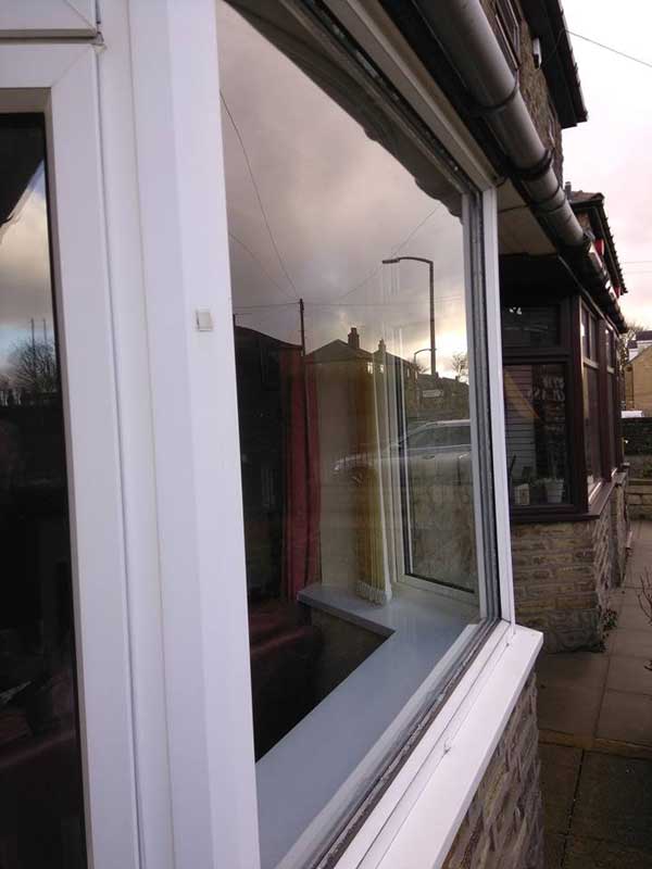 side view of a window