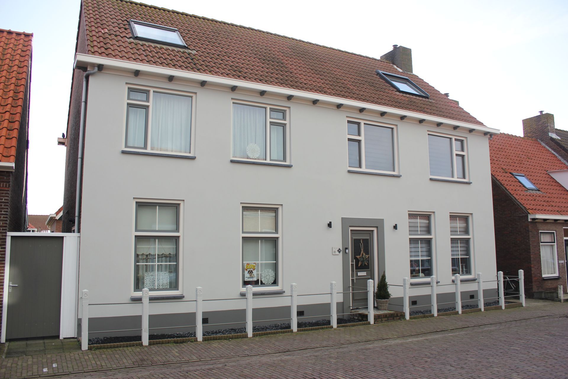 traditioneel gevelstucwerk 
