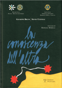 A book titled la conoscenza all ' ultra