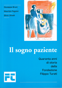 A book called il sogno paziente has a blue cover
