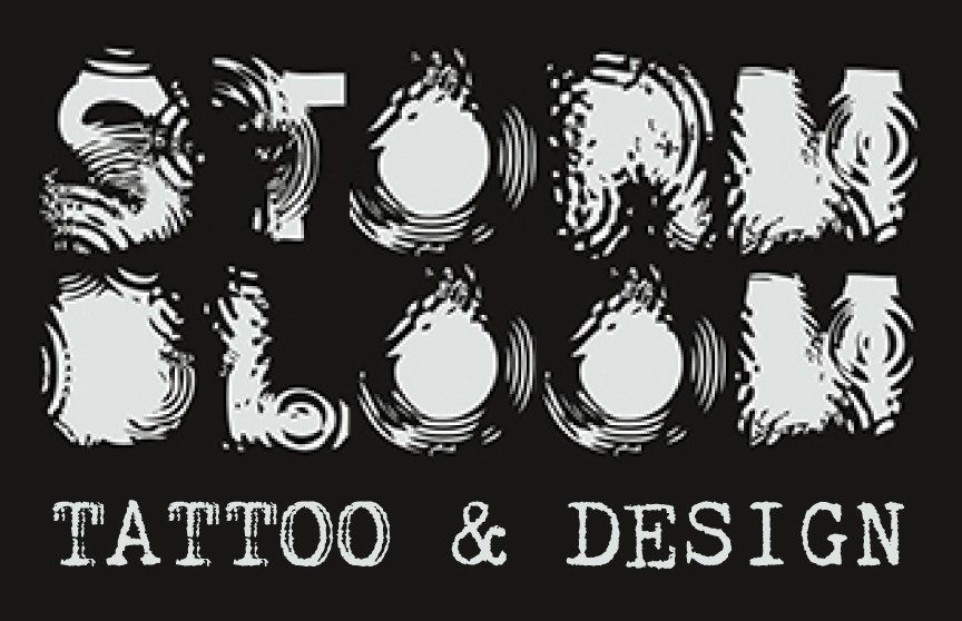 Storm Bloom Tattoo & Design Logo