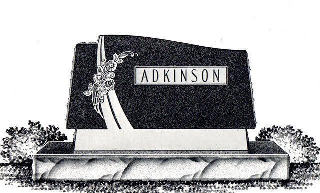 upright monument design sketch