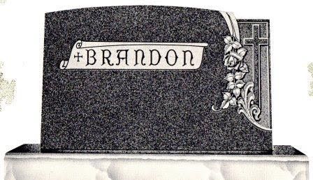 headstone design sketch