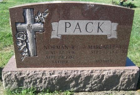 memorial with engraved cross