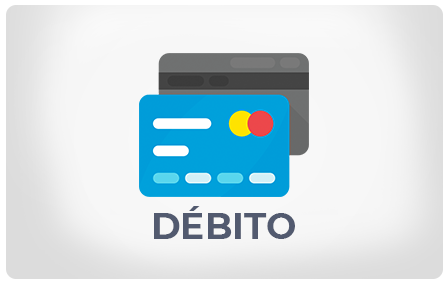 Una tarjeta de débito azul con el logotipo de MasterCard superpuesto 