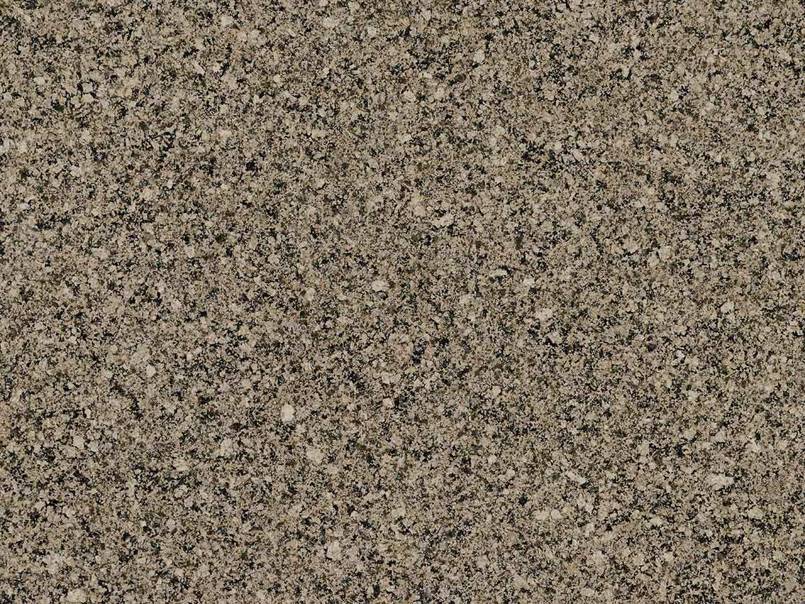 A close up of a brown granite counter top.