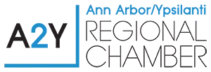 The logo for the ann arbor / ypsilanti regional chamber