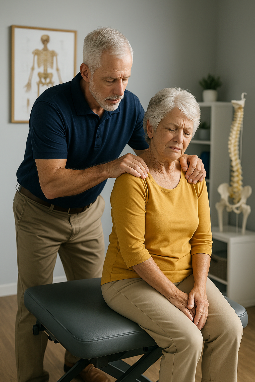 Chiropractor in Wesley Chapel helping patient with arthritis care