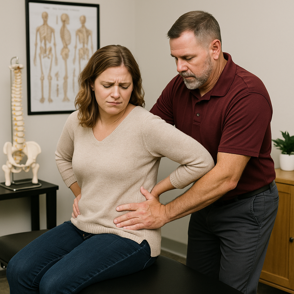 Spinal adjustment for post-fall recovery in Wesley Chapel