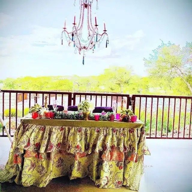 Beautifully decorated table