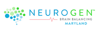 A logo for a company called neurogen brain balancing
