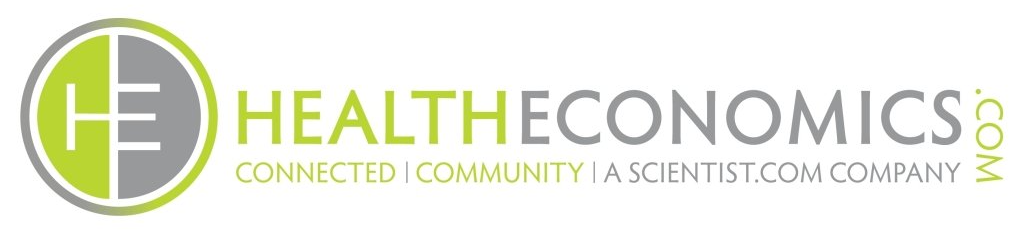 A logo for a company called health economics