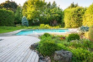 Garden with Bushes — Decks in Windsor Mill, MD
