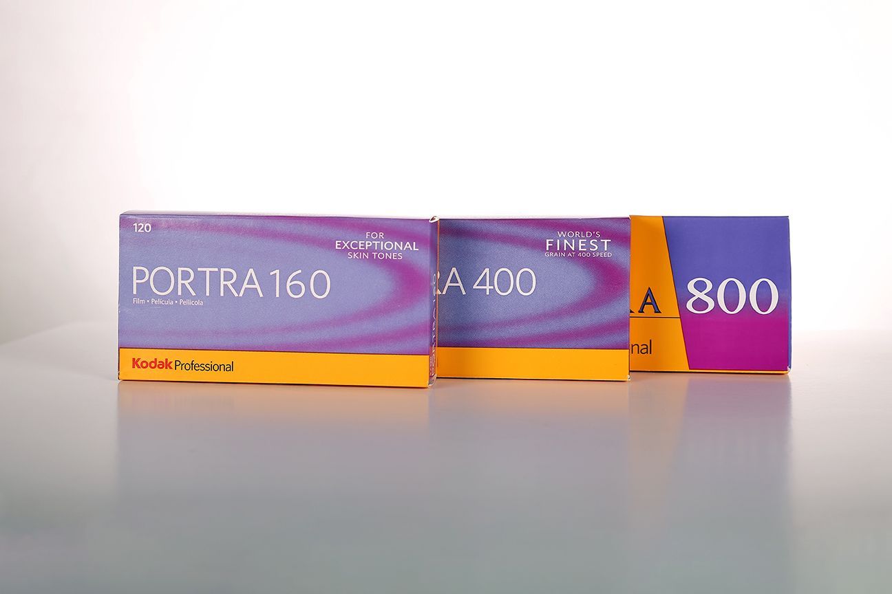 Kodak Portra 160, 400, and 800 120 film