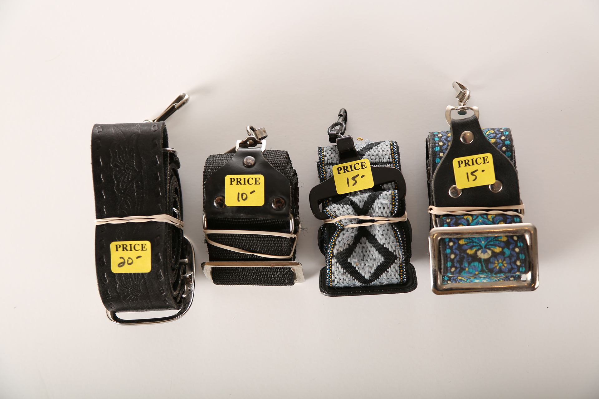 Wide range of camera straps, from traditional leather to decorative and colorful