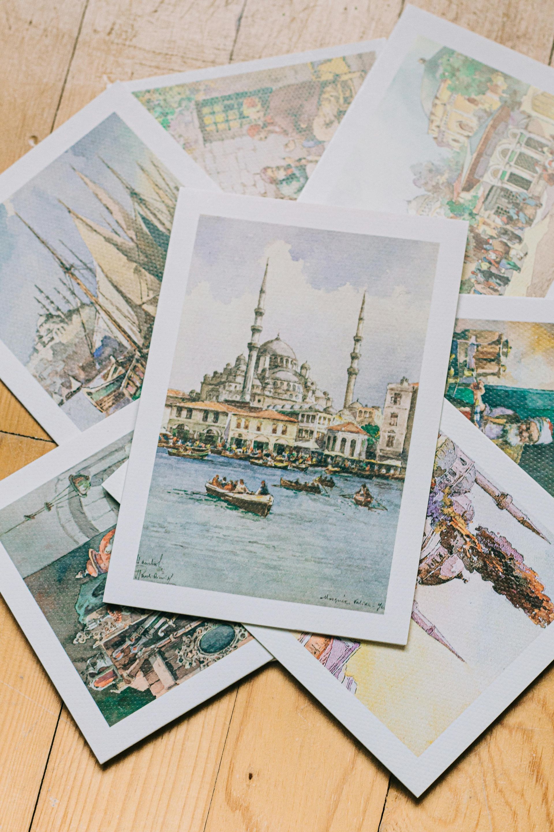 Side shot of 2 aluminum prints showing their thickness