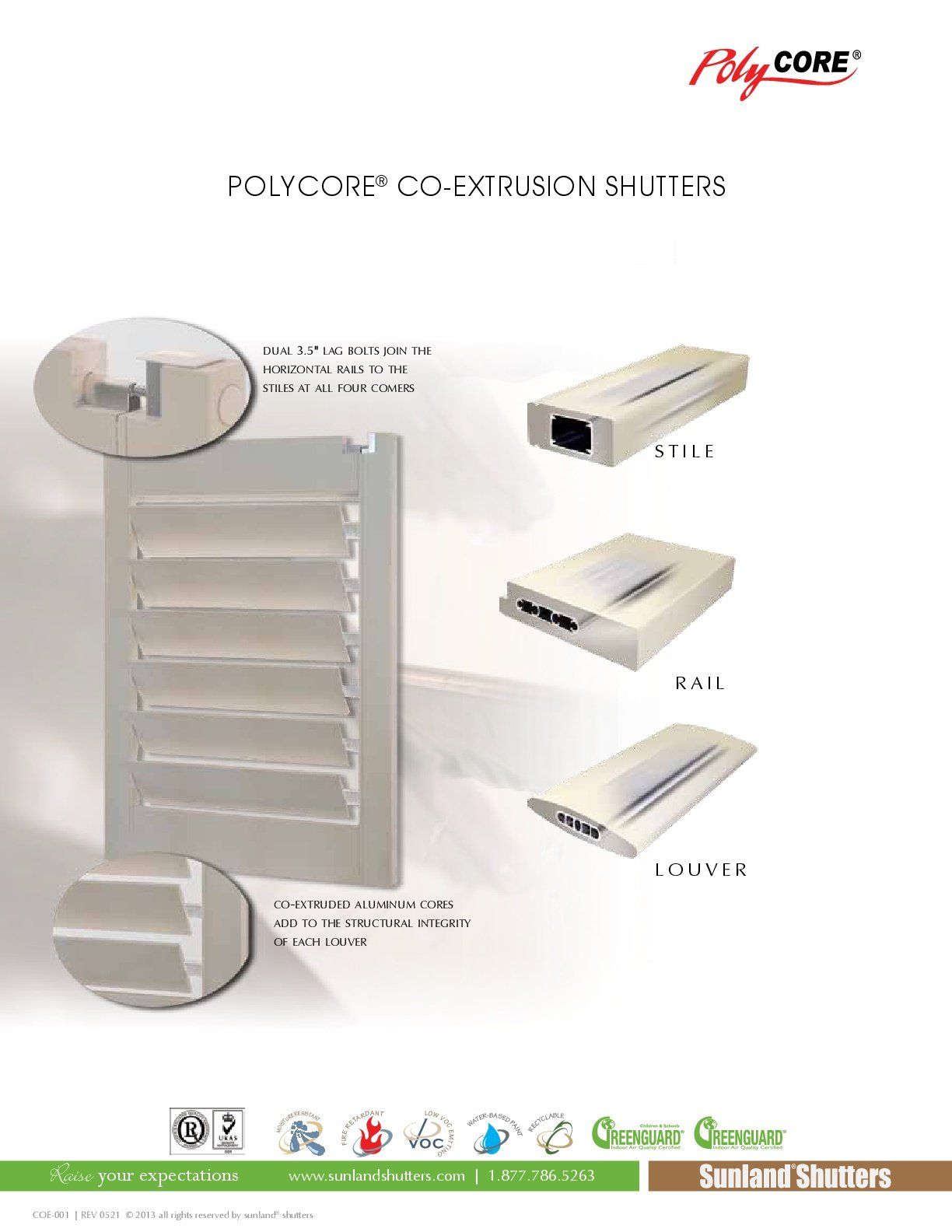 Information about shutters