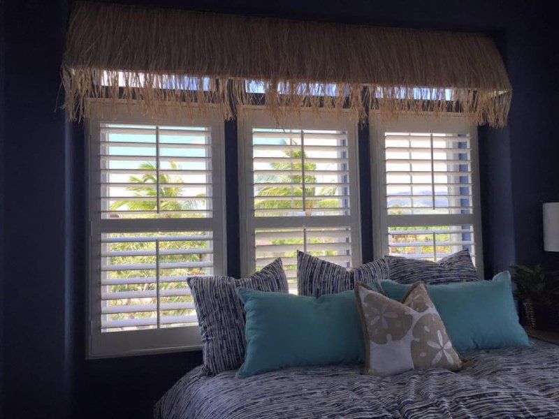 living room window blinds