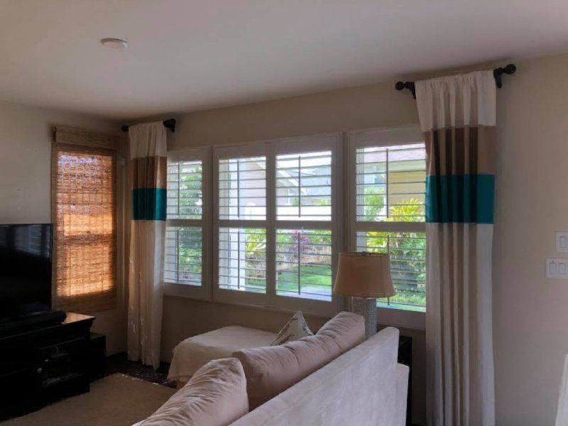 view of windows with installed blinds