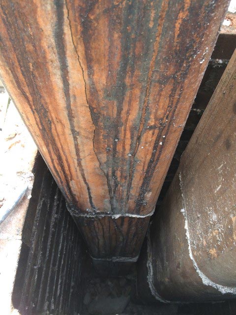 Wood Inside the Chimney – West Springfield, MA – Rolandini Brothers Masonry