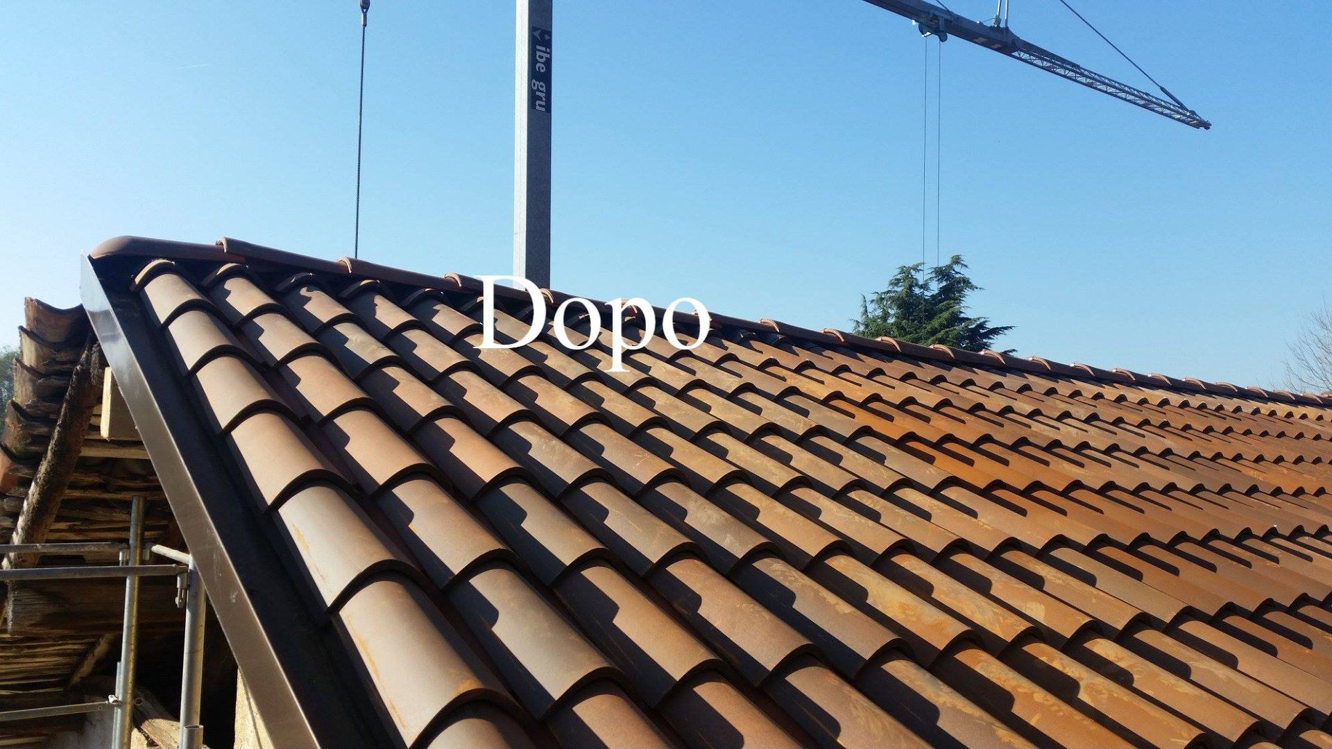 tetto dopo l'intervento dell'impresa