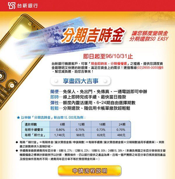 台新銀行-分期即時金