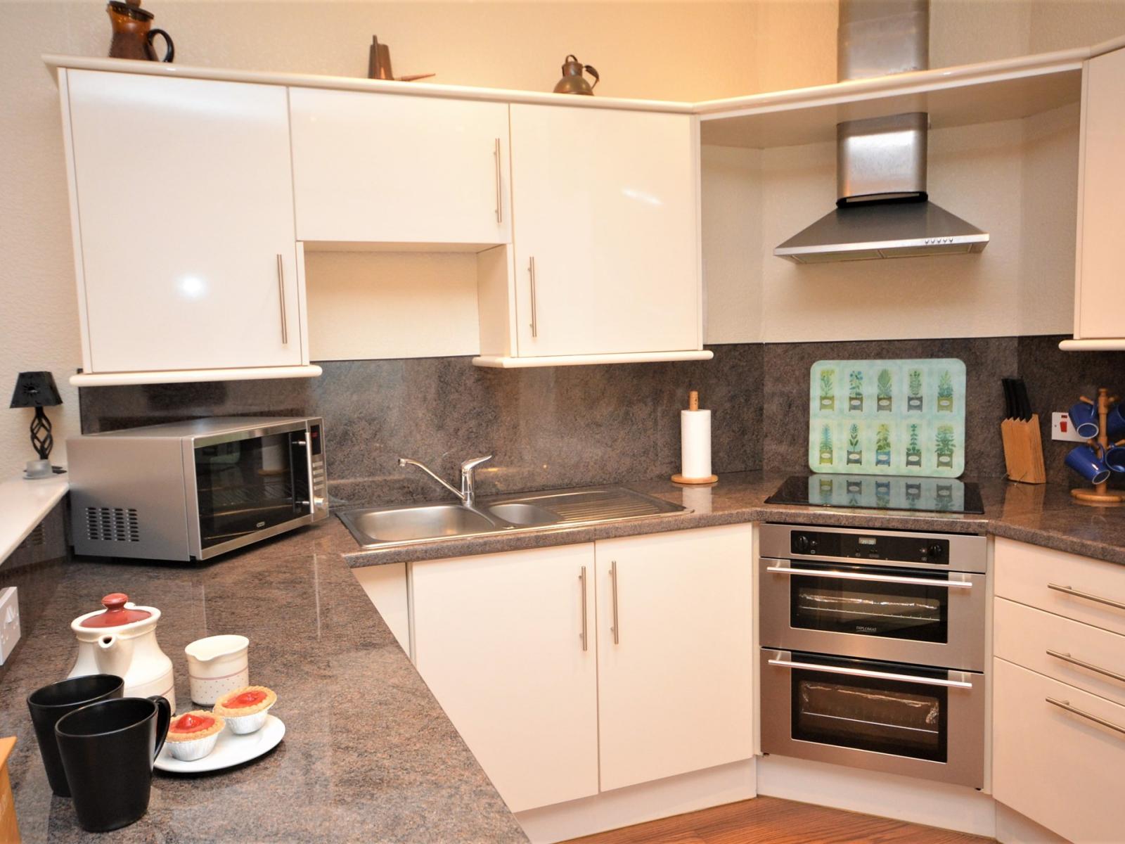 View of kitchen - Carty Self Catering Holiday Cottage Newton Stewart, Dumfries and Galloway,  Scotland