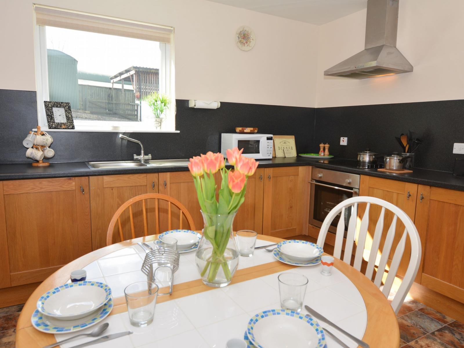 View of kitchen - Creeview Self Catering Holiday Cottage Newton Stewart, Dumfries and Galloway,  Scotland