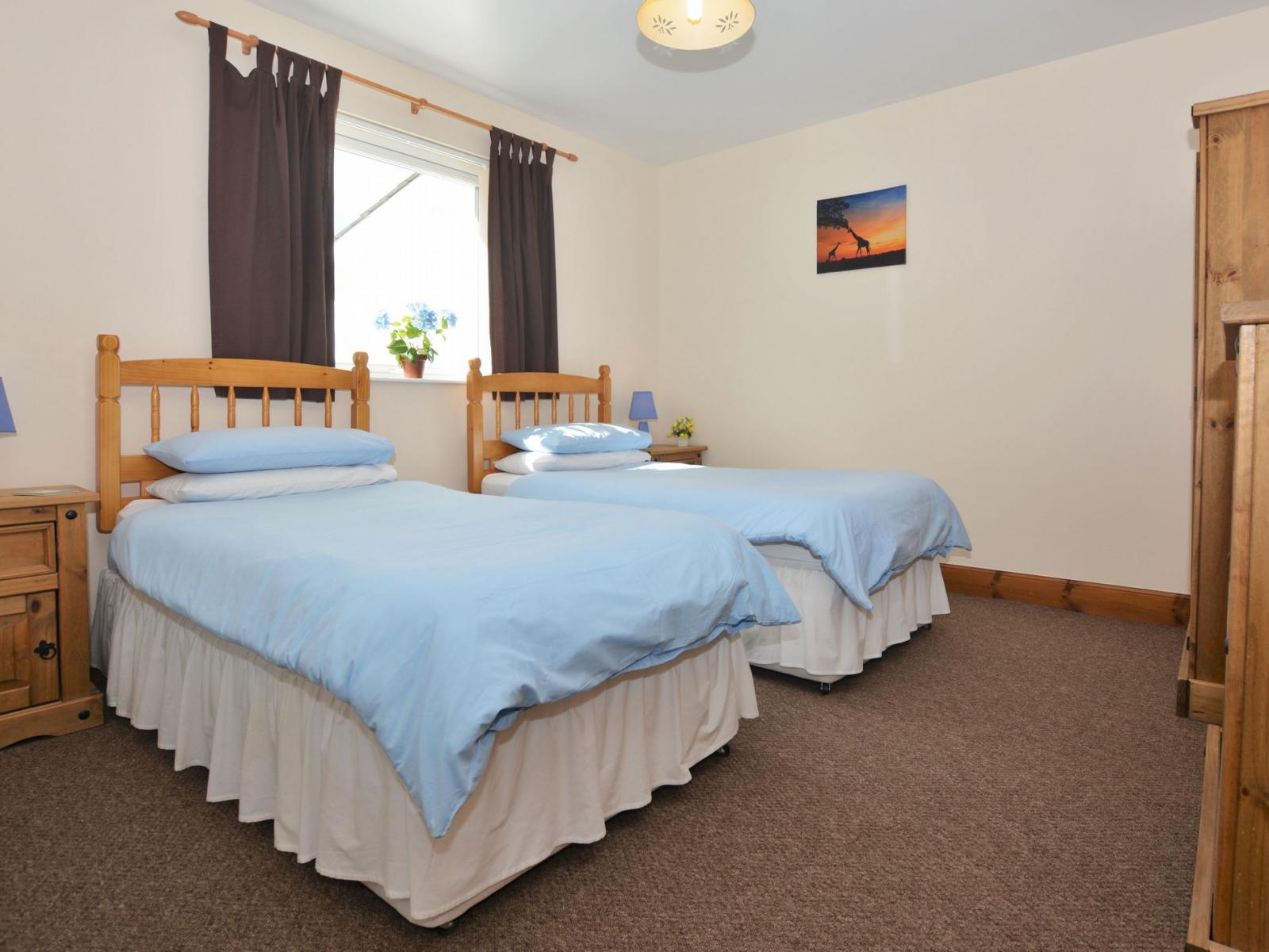 Twon bedroom at Creeview Self Catering Holiday Cottage Newton Stewart, Dumfries and Galloway,  Scotland