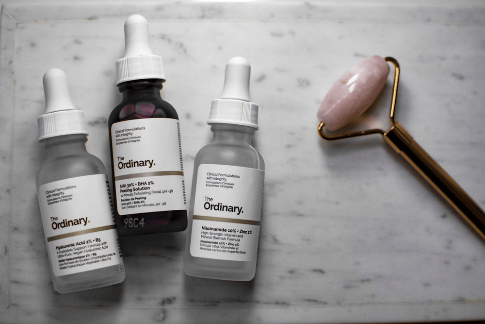 The Ordinary skincare products