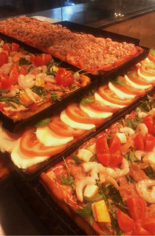 pizza al taglio e sfincione