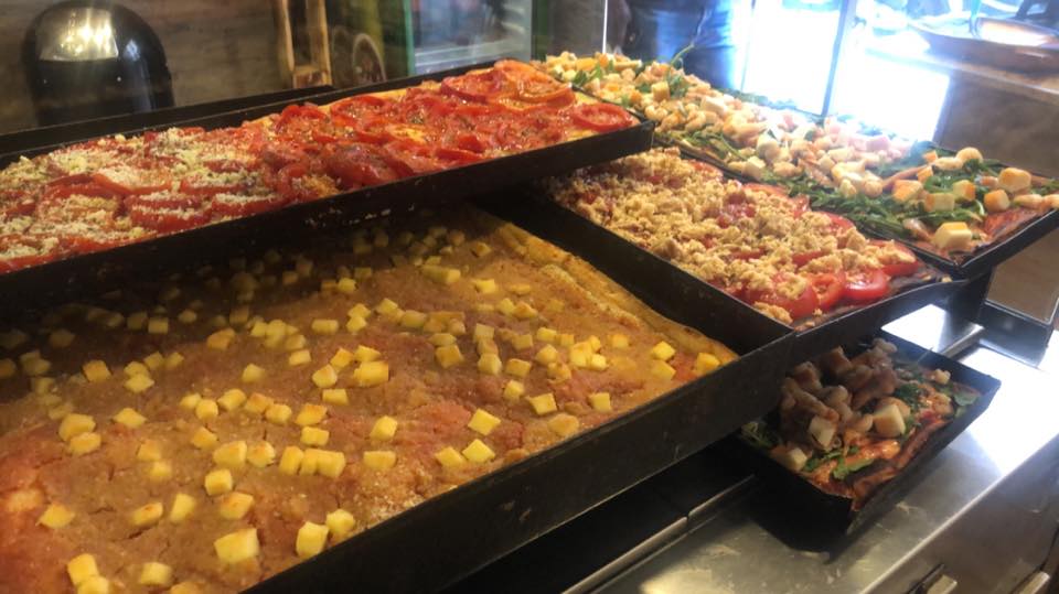 pizza al taglio e sfincione
