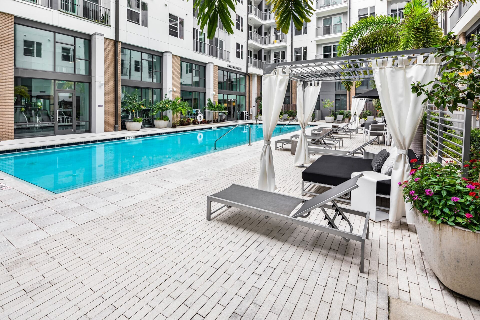 Central Station on Orange | Apartment Pool with Poolside Lounge