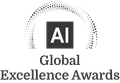 Logo for AI Global Excellence Awards. Square with